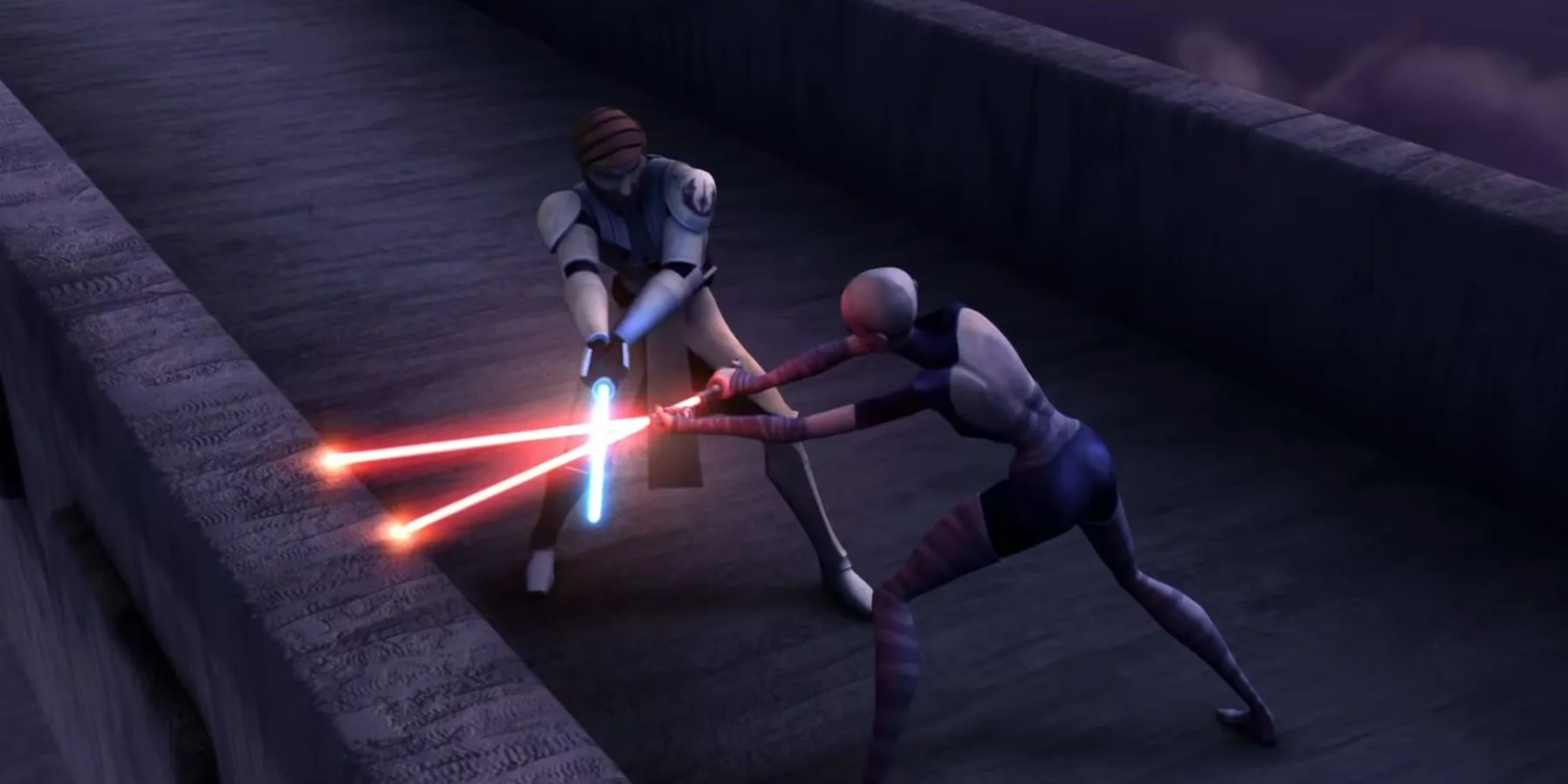 Obi-Wan vs Asajj Ventress Obi-Wan vs Asajj Ventress