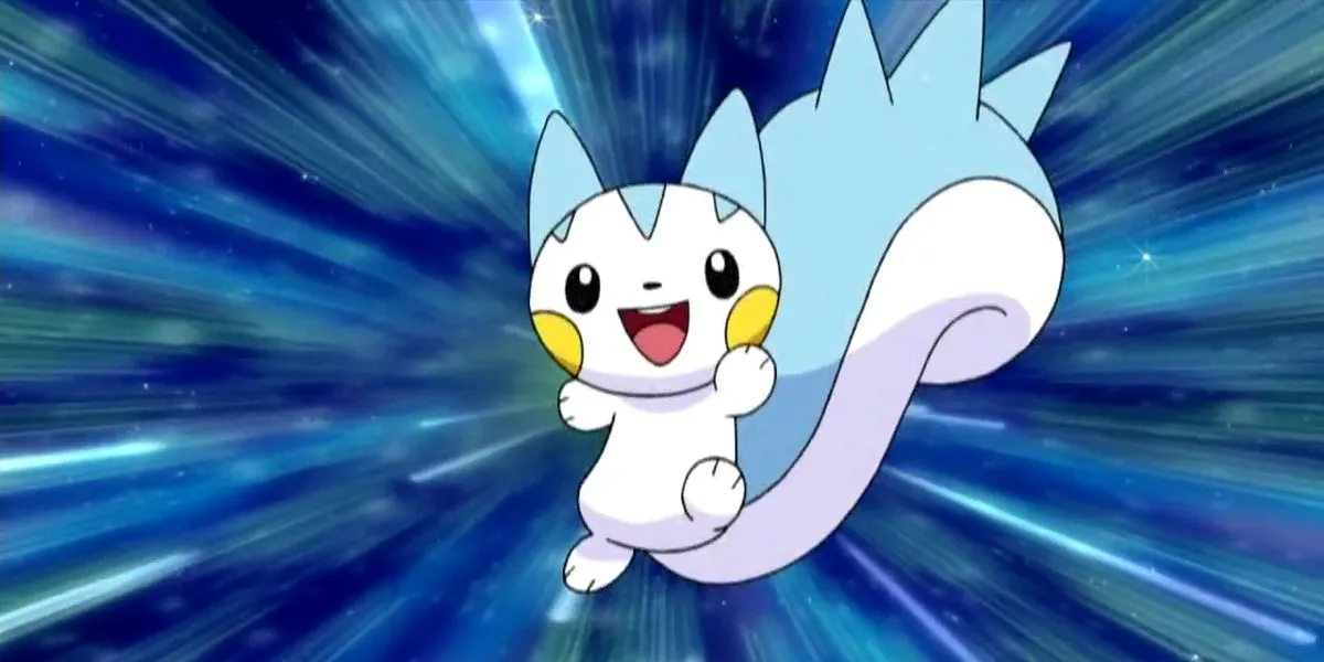 Pokemon Pachirisu Jumping Pokemon Pachirisu Jumping