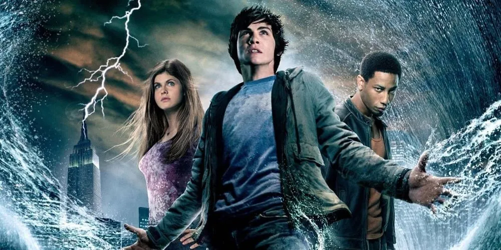 Percy Jackson and his friends encountering danger in The Lightning Thief Percy Jackson and his friends encountering danger in The Lightning Thief