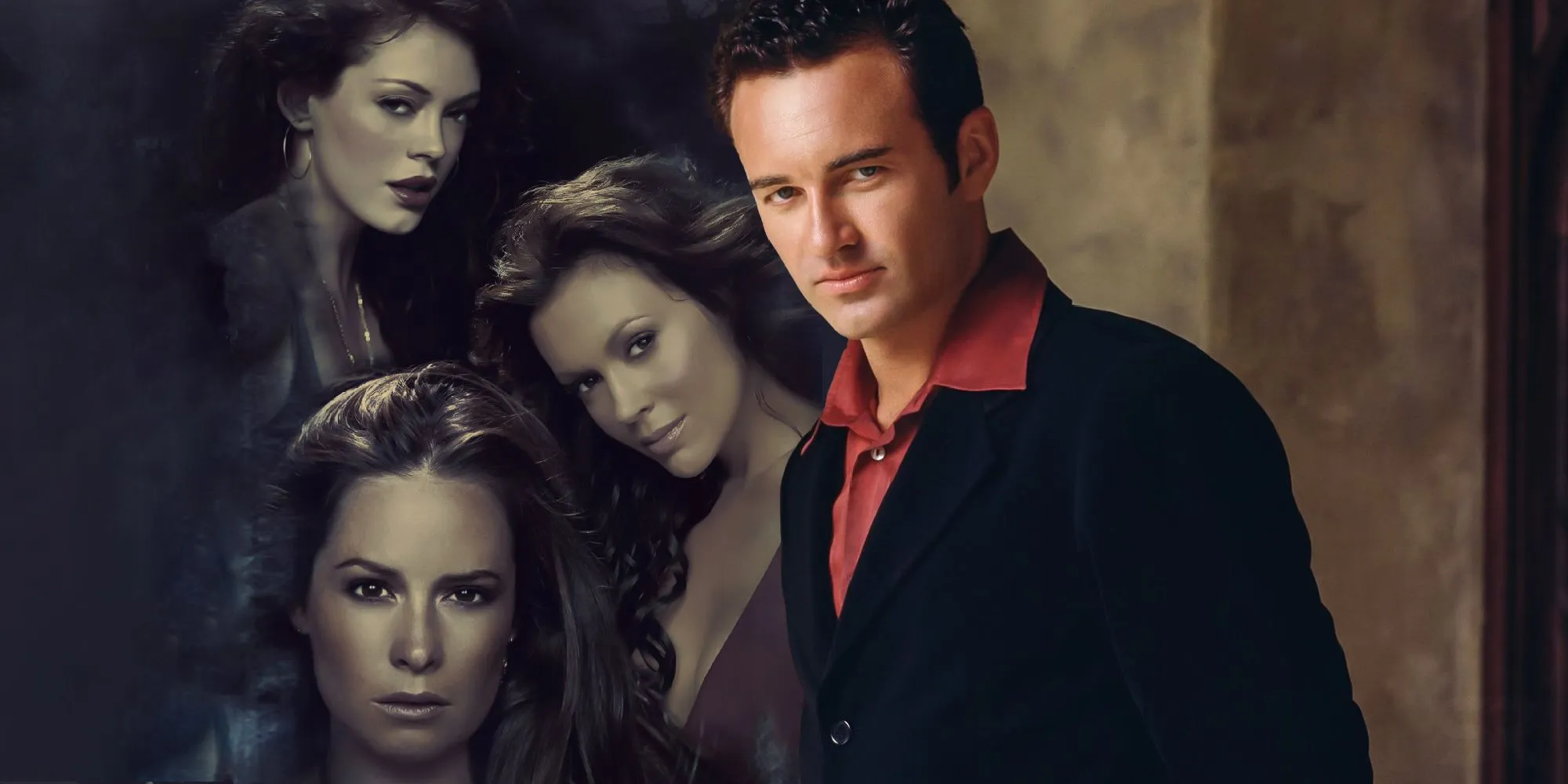 Cole is next to Phoebe, Piper, and Paige from Charmed Cole is next to Phoebe, Piper, and Paige from Charmed