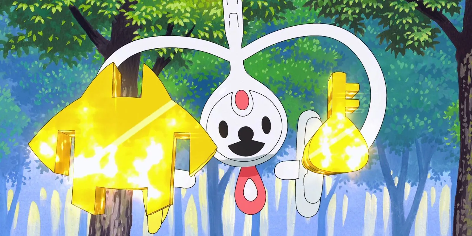 Pokemon Anime Klefki With Its Keys Pokemon Anime Klefki With Its Keys