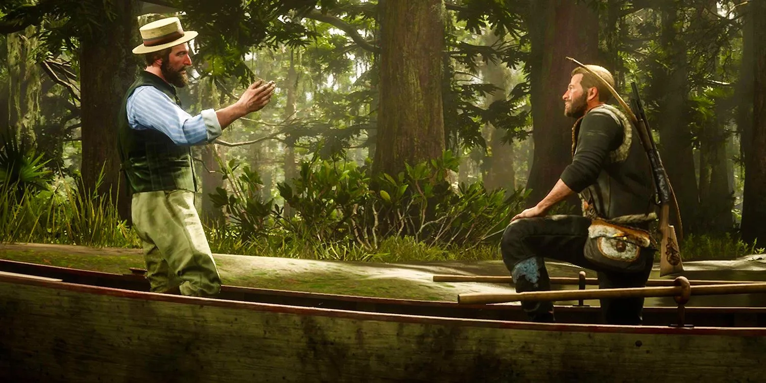 Albert Mason with Arthur Morgan