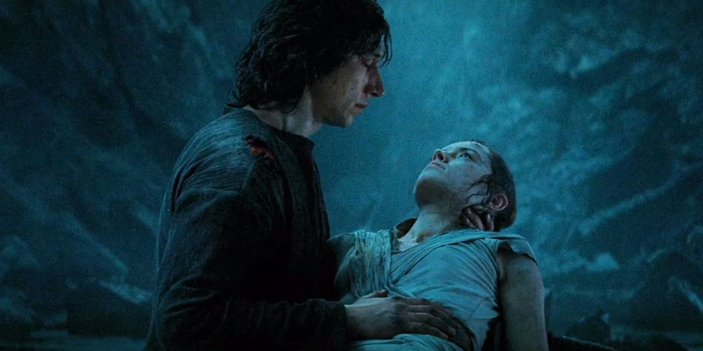 Rey and Ben Solo