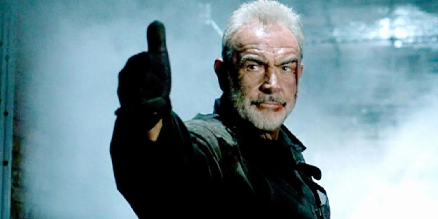 Sean Connery in The Rock Sean Connery in The Rock
