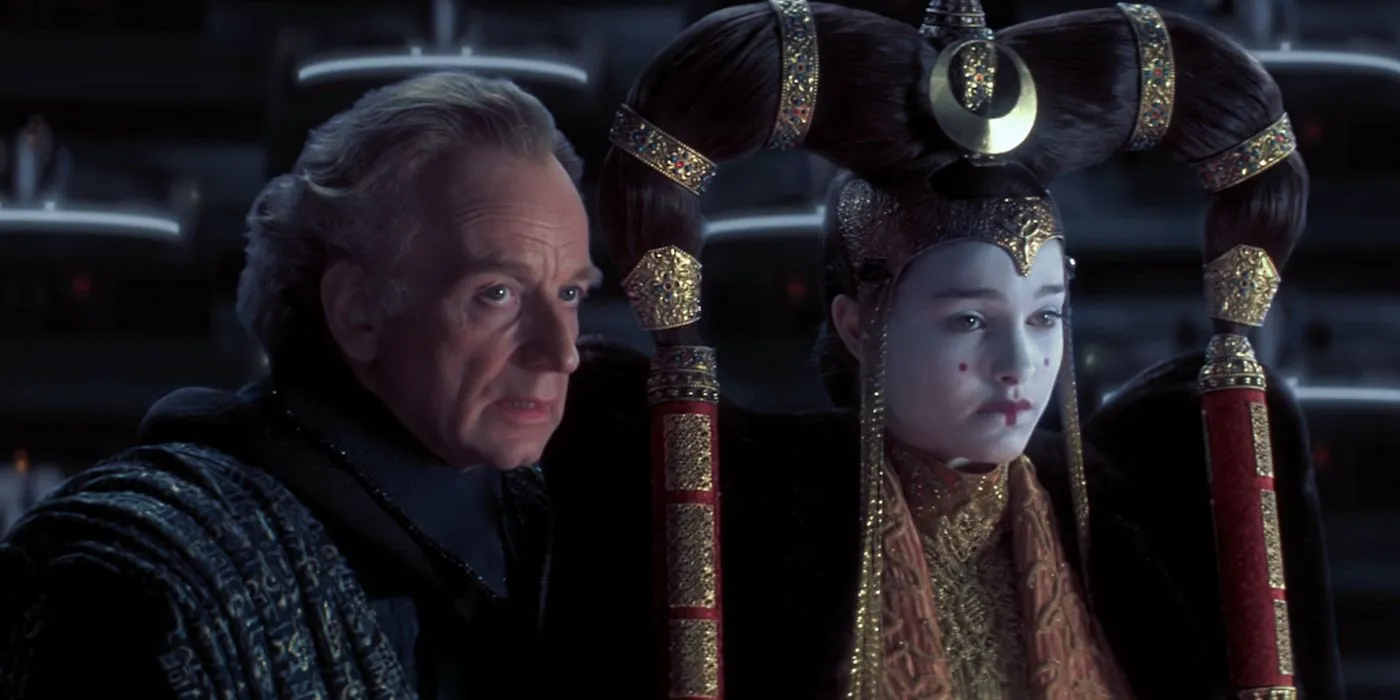 Senator Palpatine with Padme