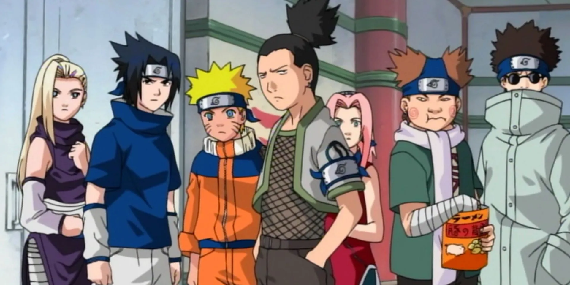Shikamaru with teammates Shikamaru with teammates