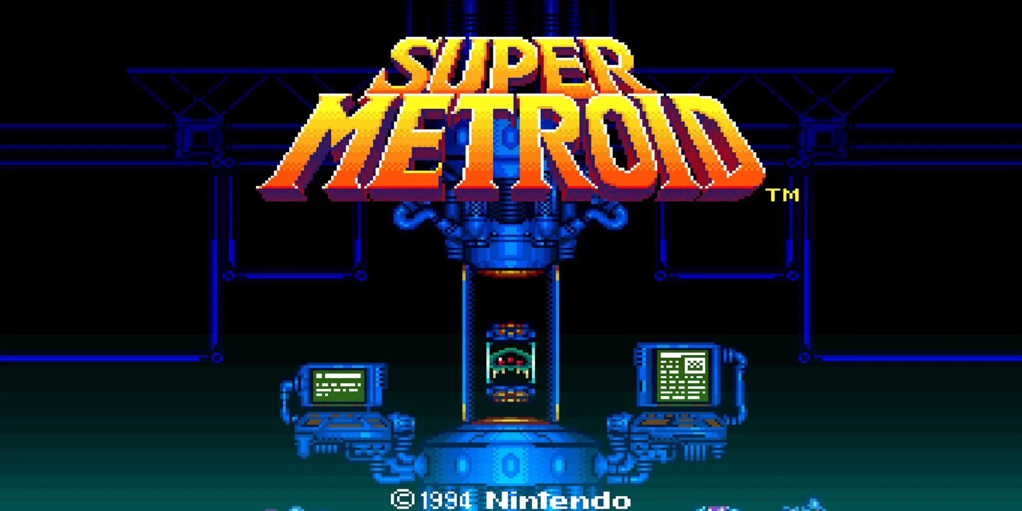 Super Metroid Title Screen