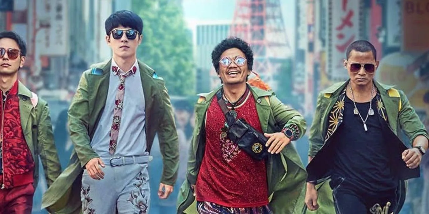 Characters Tang, Qin, Noda, and Jack in Detective Chinatown 3 Characters Tang, Qin, Noda, and Jack in Detective Chinatown 3