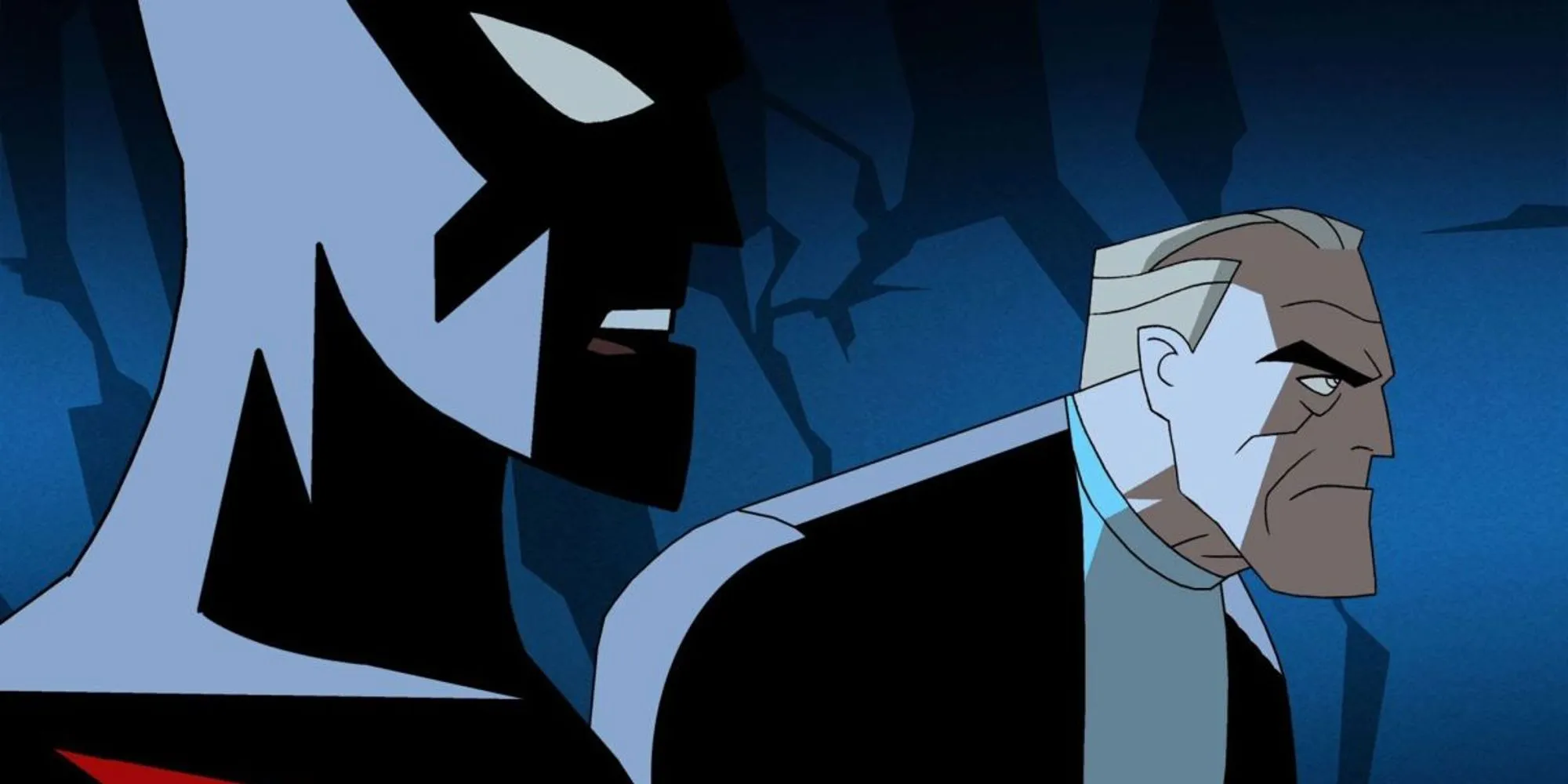 Bruce Wayne and Terry McGinnis in Batman Beyond Bruce Wayne and Terry McGinnis in Batman Beyond