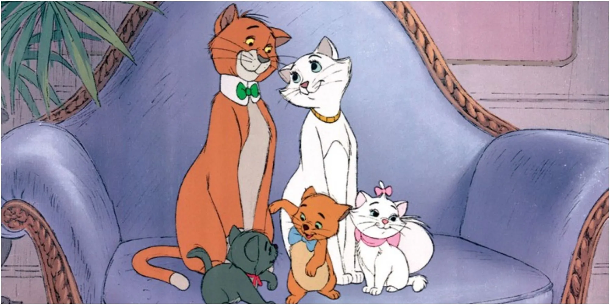 The family of cats from The Aristocats The family of cats from The Aristocats