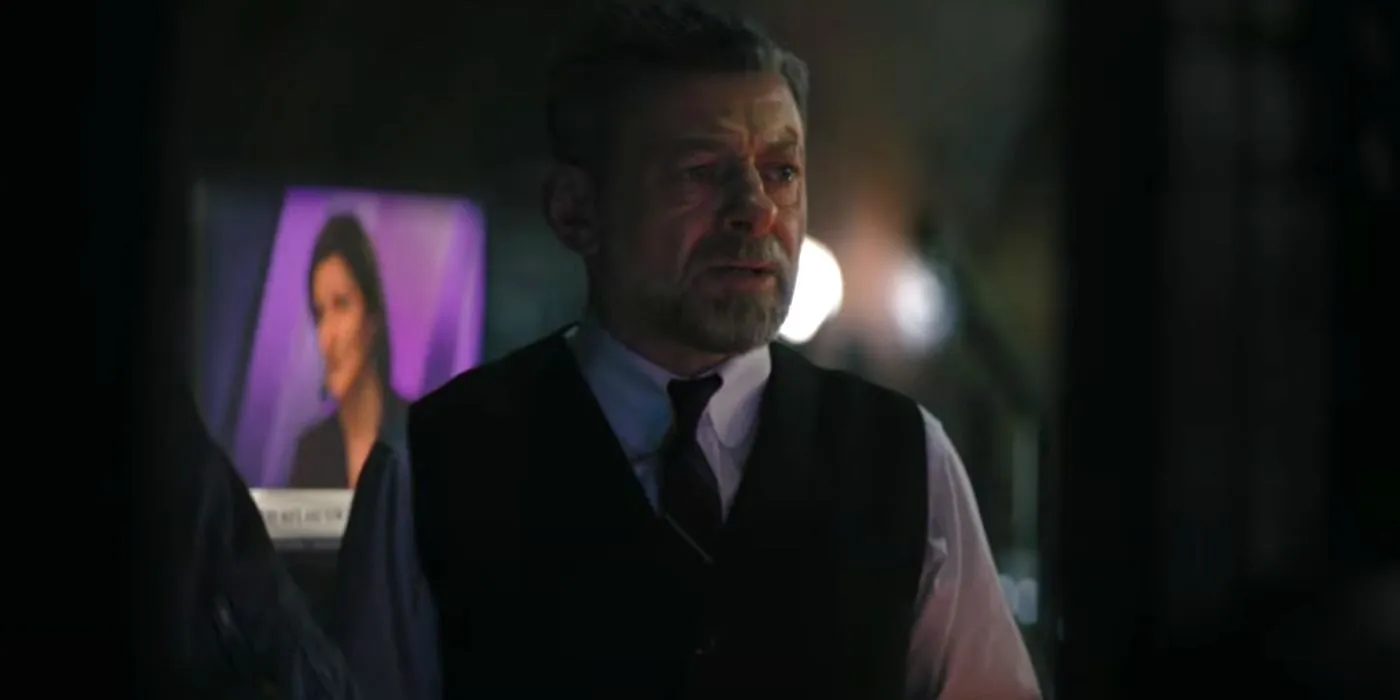 Andy Serkis as Alfred in The Batman
