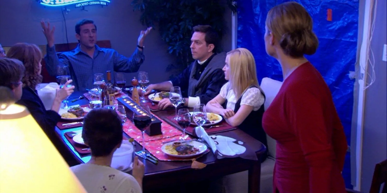 Scene from Dinner Party episode of The Office Scene from Dinner Party episode of The Office