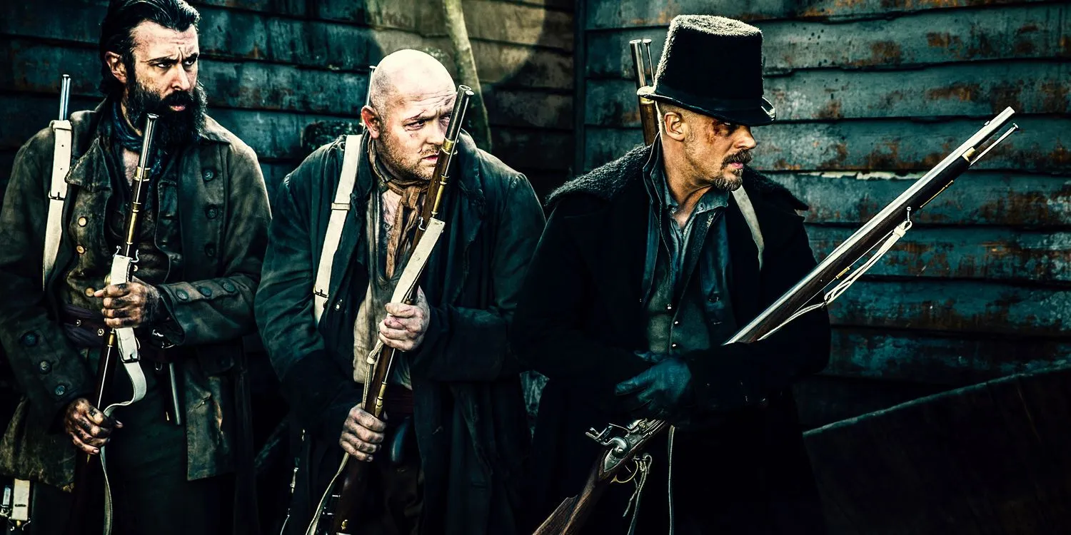 Tom Hardy as James Delaney in Taboo