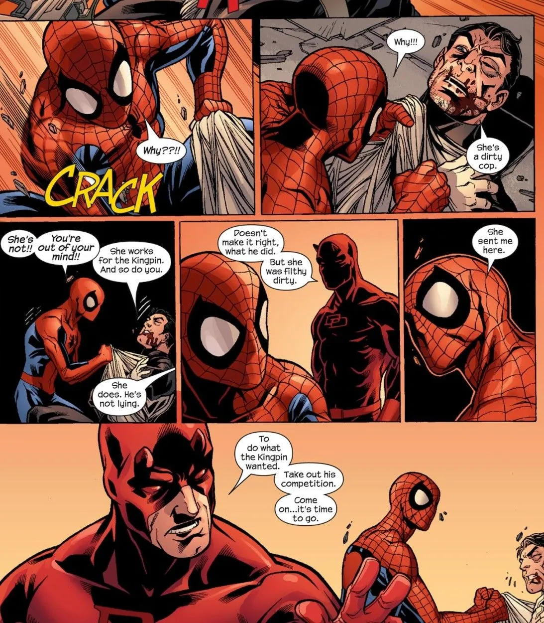 Daredevil's Bond with Spider-Man Daredevil's Bond with Spider-Man