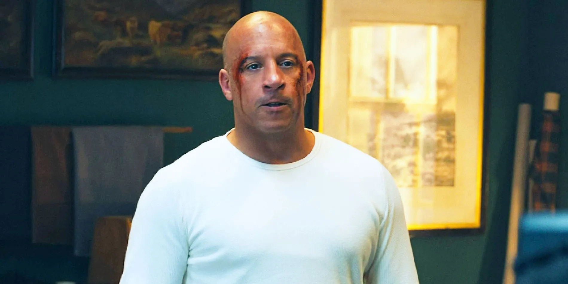 Dominic Toretto looking angry