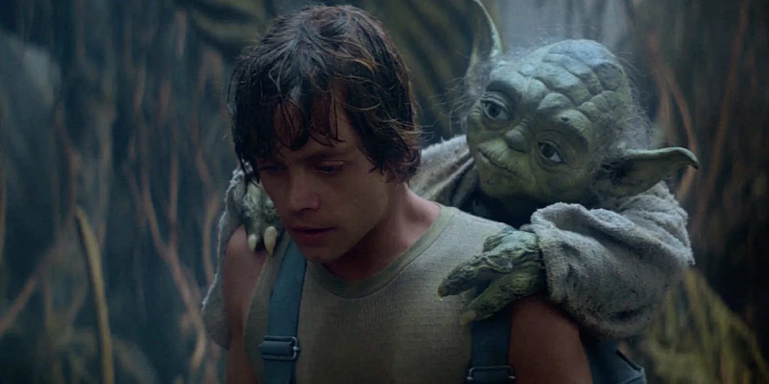 Yoda trains Luke Yoda trains Luke