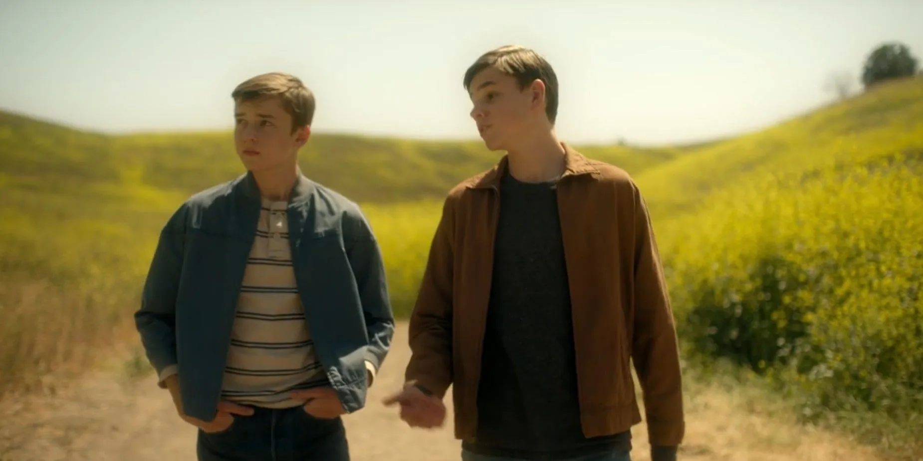 Young Jack and Joe walk in Reacher Young Jack and Joe walk in Reacher