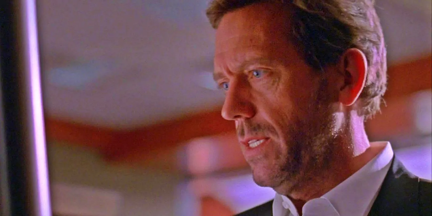 Close-up shot of Gregory House Close-up shot of Gregory House