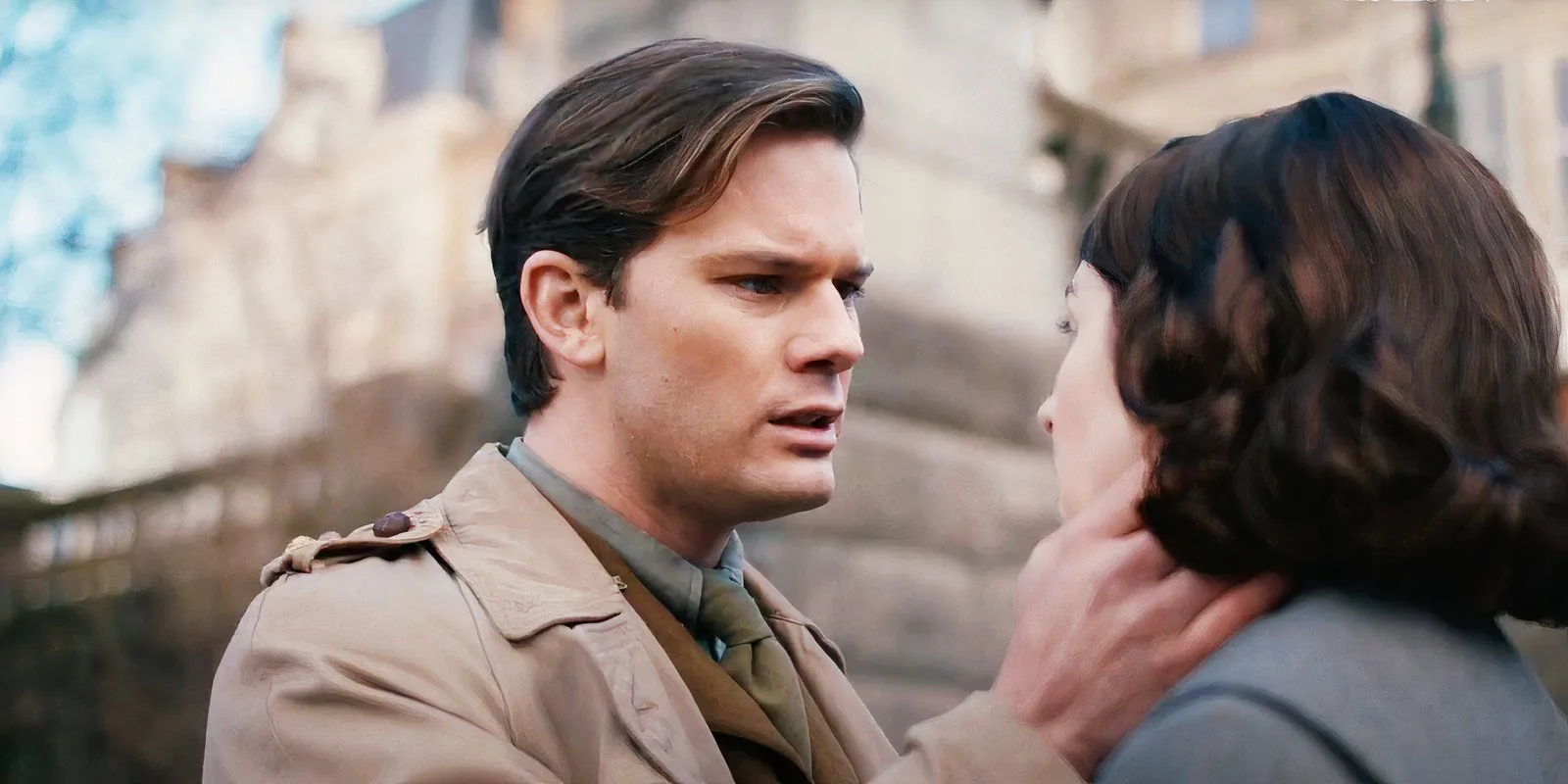 A romantic moment from Outlander: Blood of My Blood