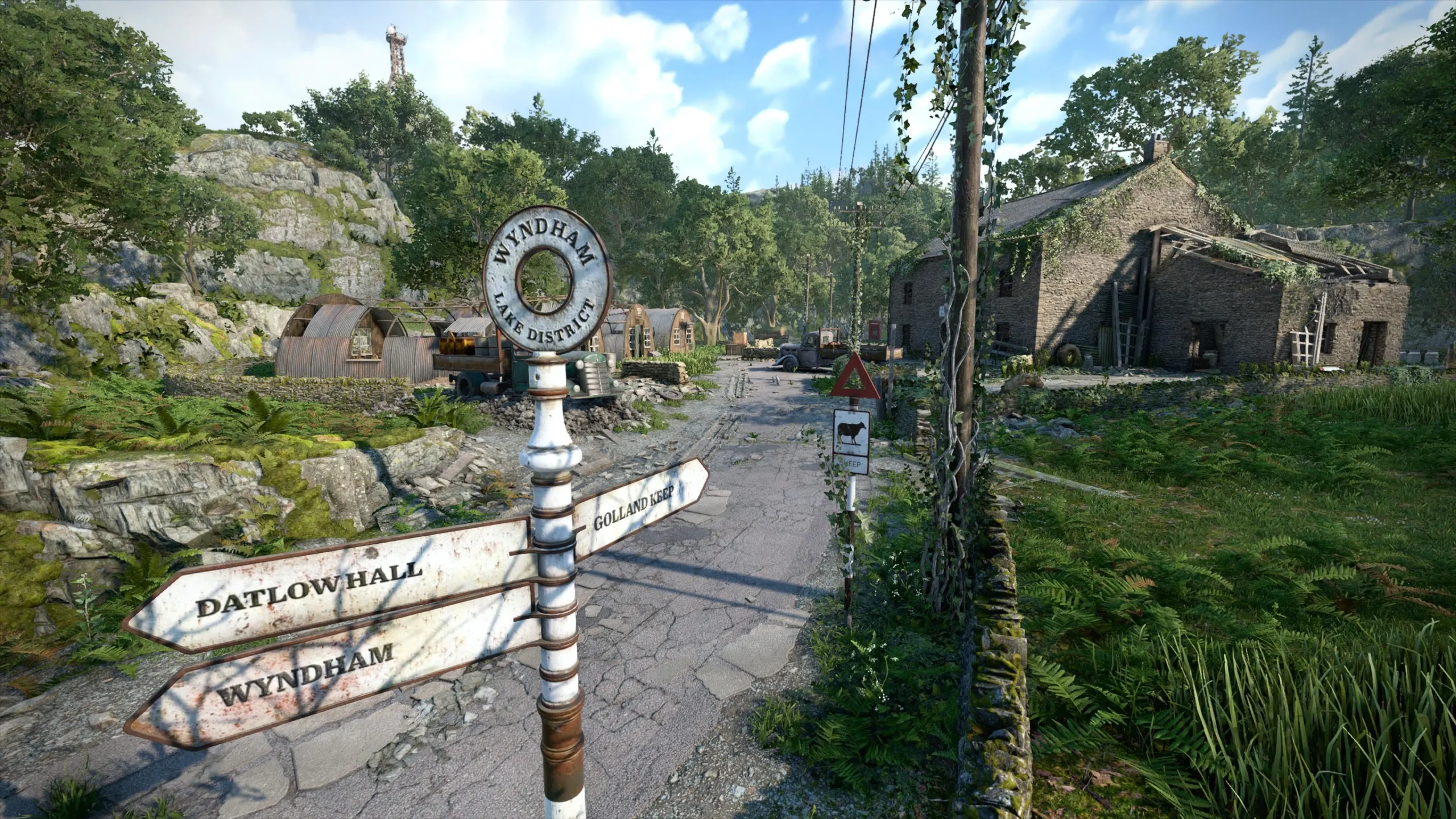 Street sign in Atomfall