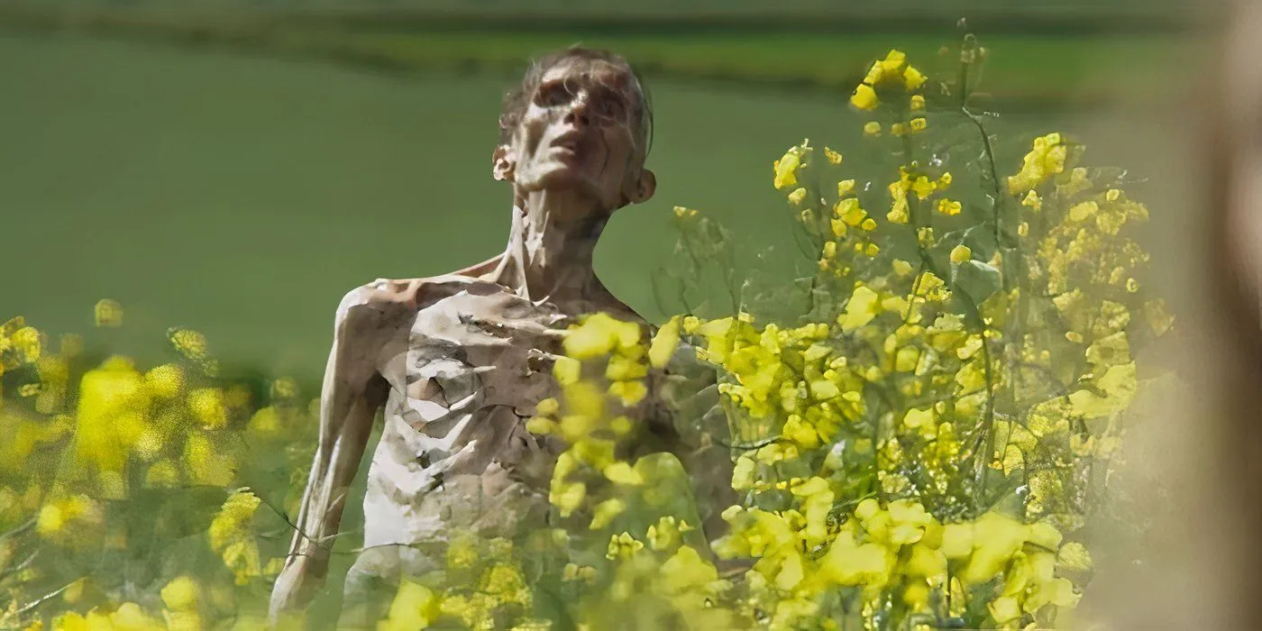Zombie scene from 28 Years Later Zombie scene from 28 Years Later