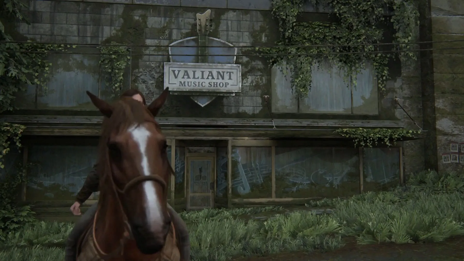 Valiant Music Shop in The Last of Us Part 2 (Image via Naughty Dog)