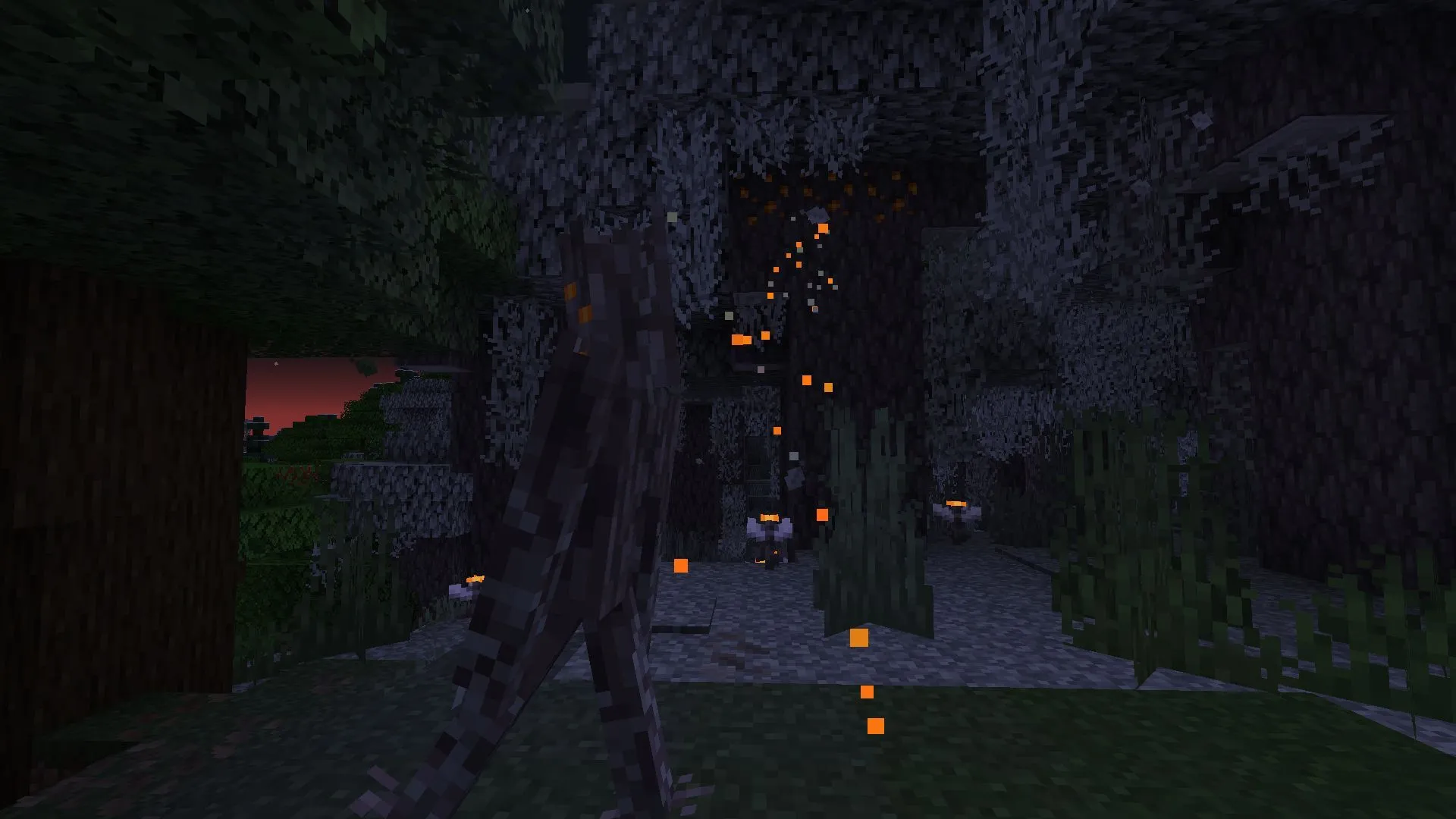 Resin farming (Image via Mojang Studios)