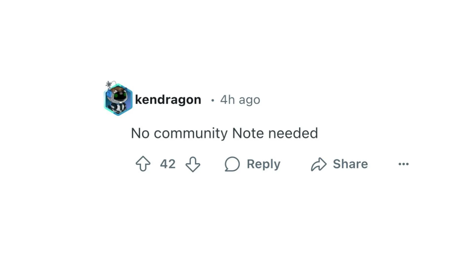 Fan comment on bbno$’s Juno Awards speech (Image via @kendragon/Reddit) Fan comment on bbno$’s Juno Awards speech (Image via @kendragon/Reddit)