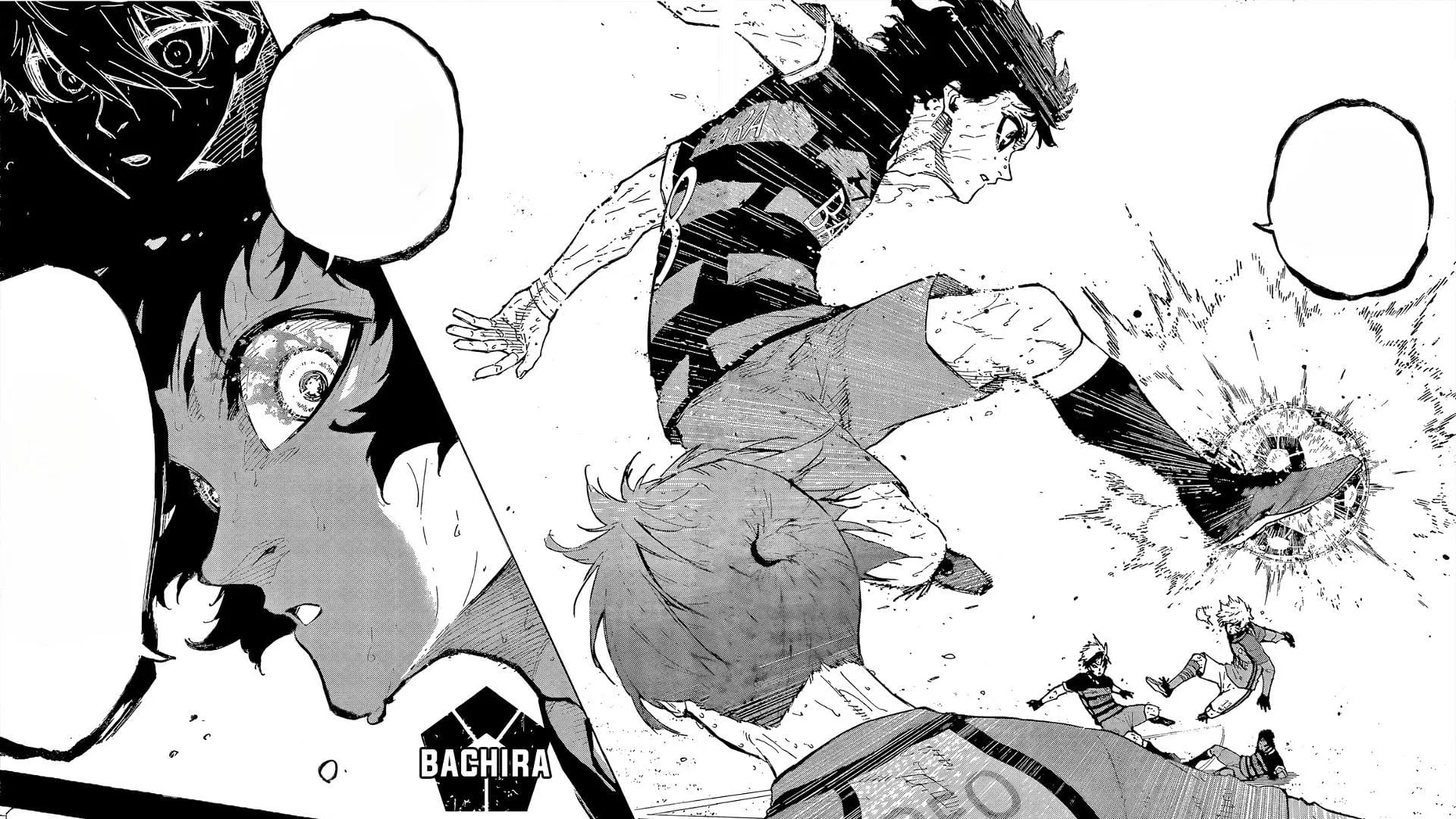 Meguru Bachira as seen in Blue Lock chapter 298 (Image via Kodansha) Meguru Bachira as seen in Blue Lock chapter 298 (Image via Kodansha)