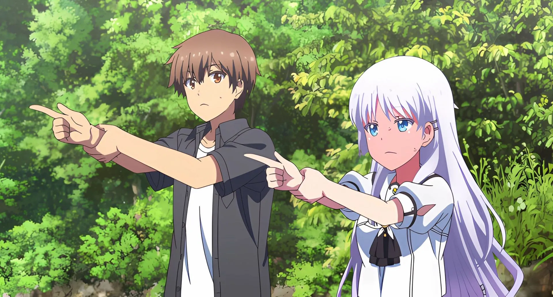 Hairi and Shiroha in the anime (Image via feel) Hairi and Shiroha in the anime (Image via feel)