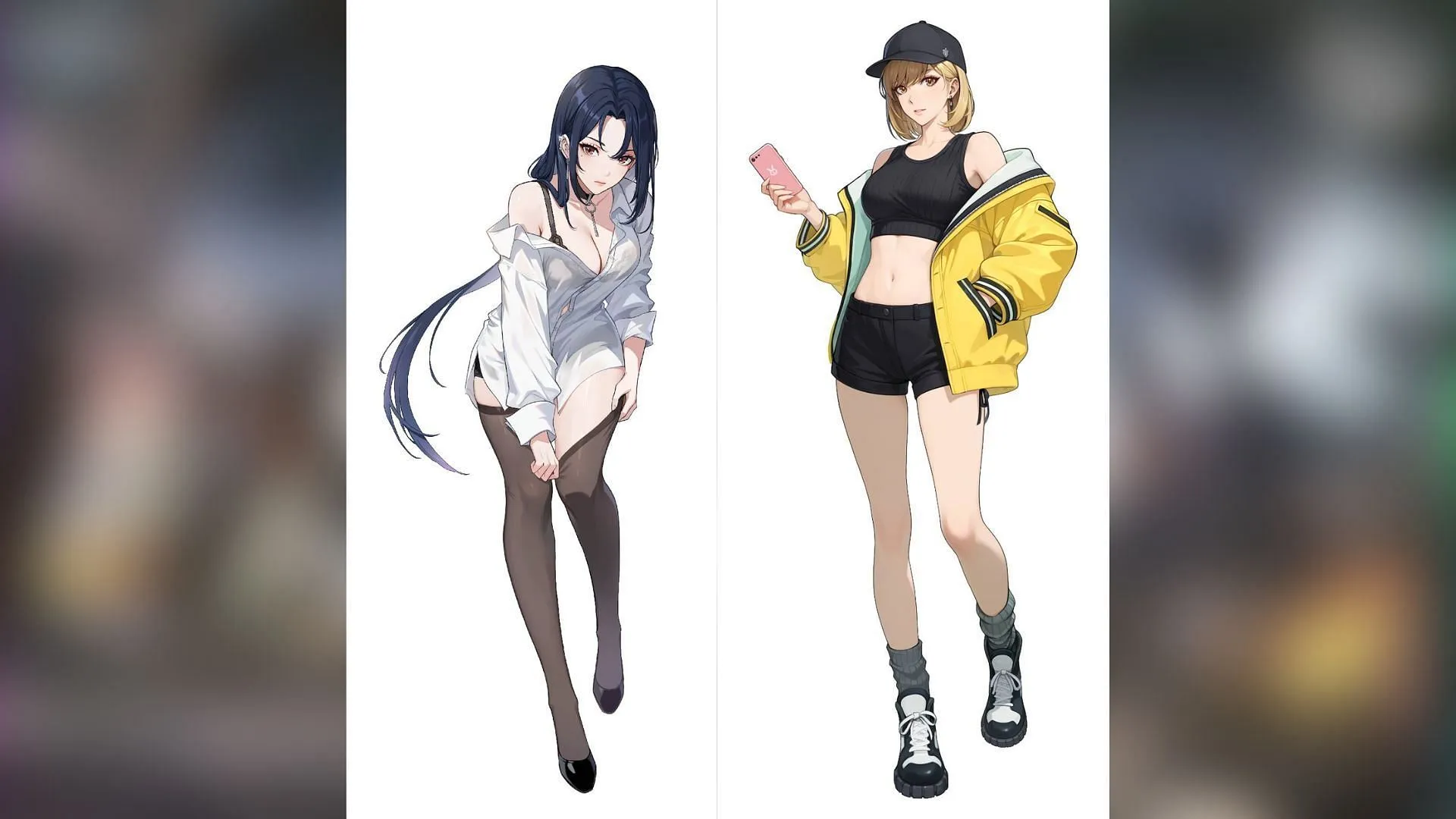 New costumes for Seorin and Cha Hae-In in the April 10 update (Image via Netmarble)