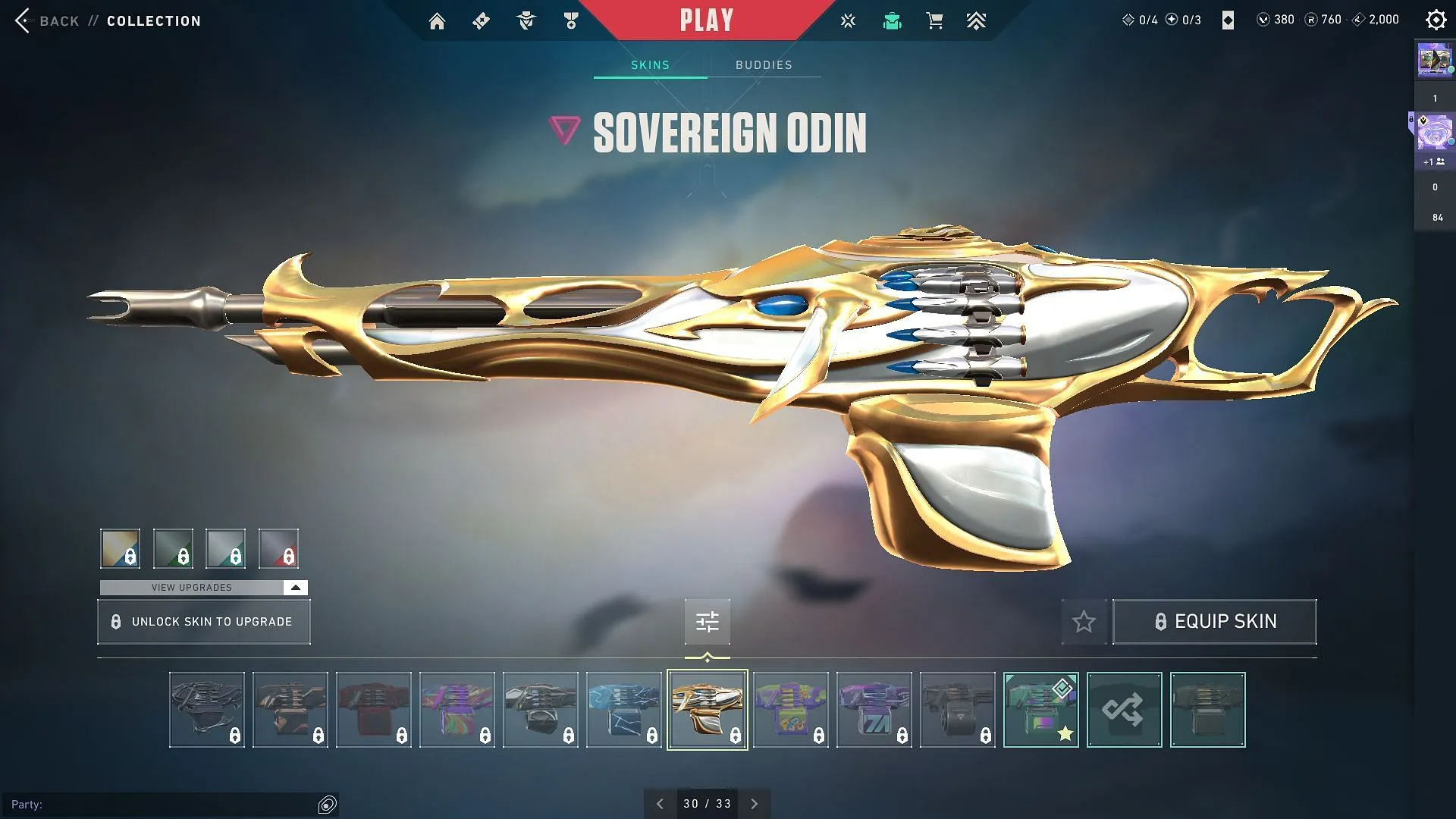 Valorant Sovereign Odin (Image via Riot Games)