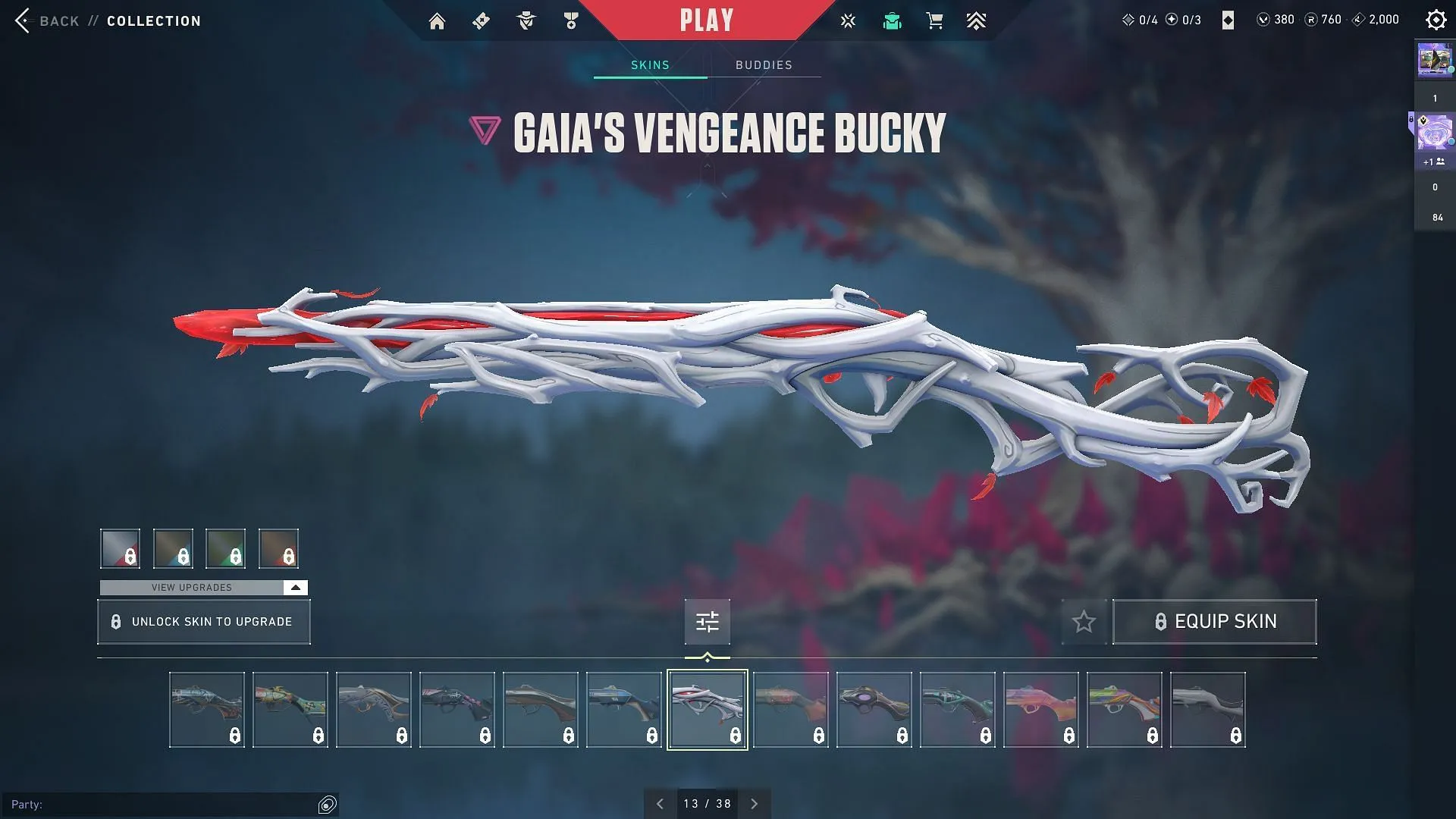 Valorant Gaia’s Vengeance Bucky (Image via Riot Games)