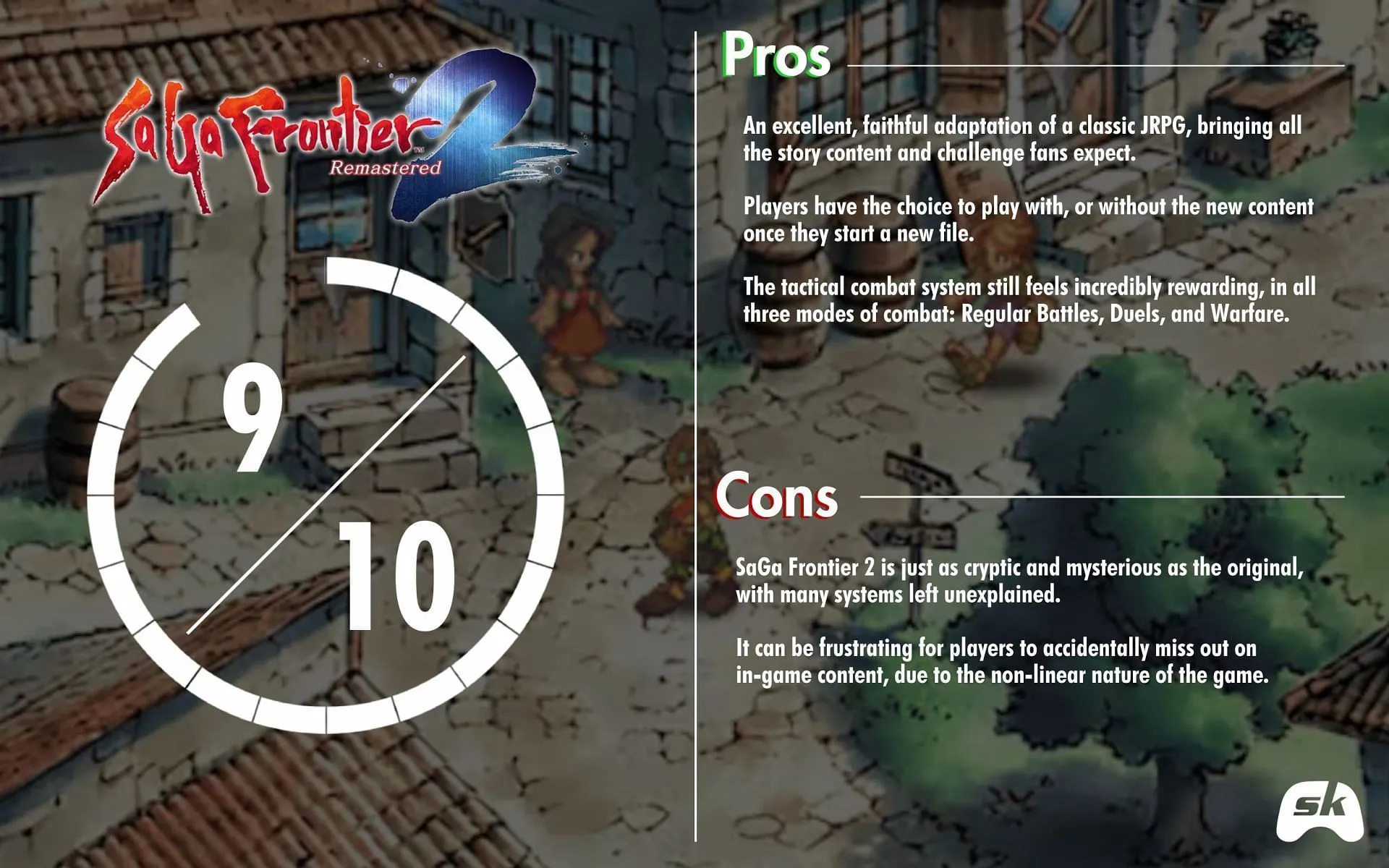 Square Enix's latest remaster keeps true to what made this game so great - and frustrating (Image via Sportskeeda & Square Enix) Square Enix's latest remaster keeps true to what made this game so great - and frustrating (Image via Sportskeeda & Square Enix)