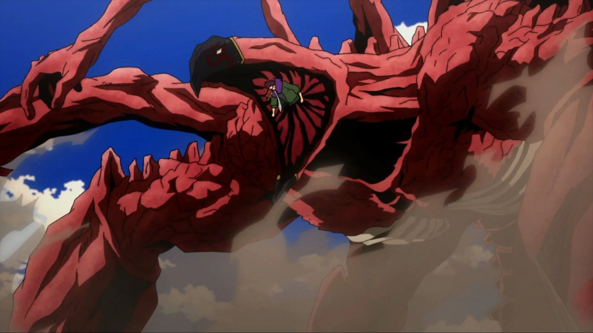 Kai fusing with Rikiya from My Hero Academia (Image via Bones)
