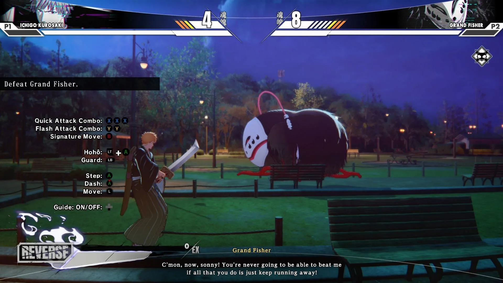 Combat against Hollows is just one aspect of the gameplay (Image via Bandai Namco Entertainment)