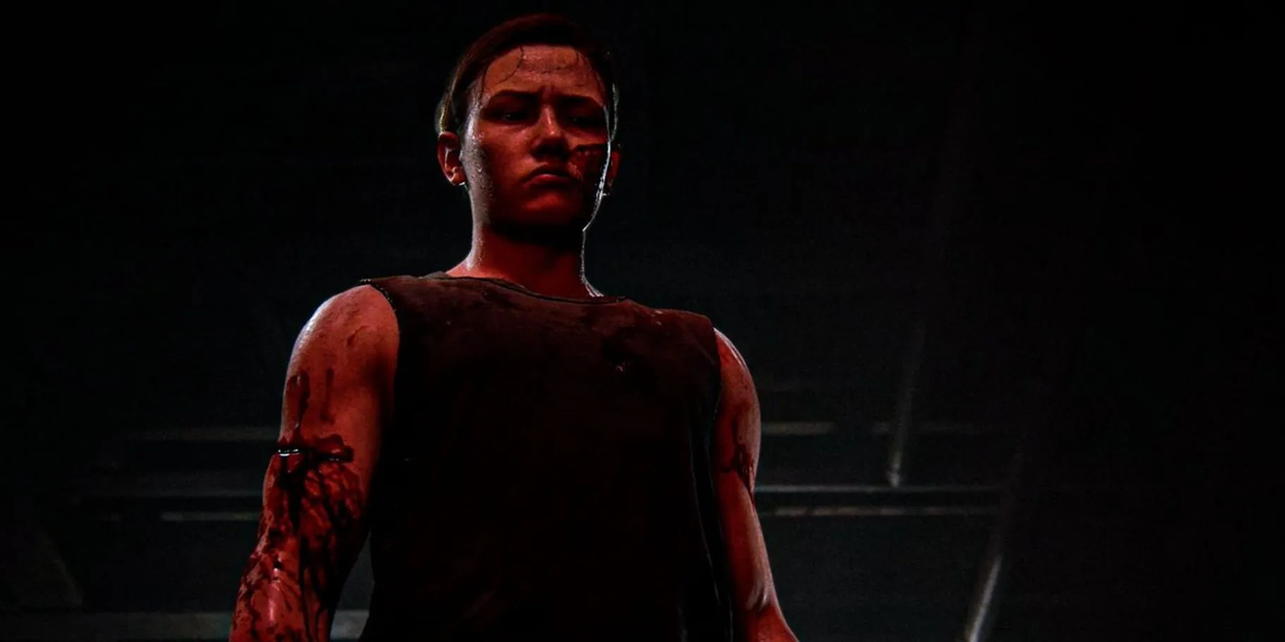 Abby looks down at Ellie in The Last of Us Part II Abby looks down at Ellie in The Last of Us Part II