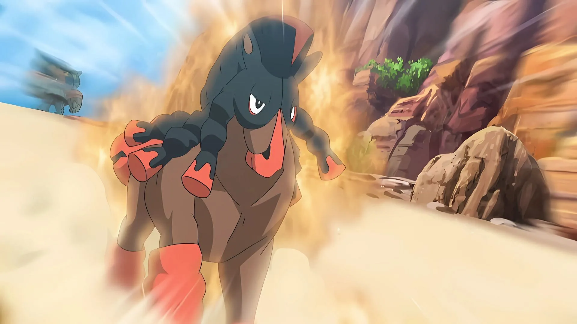 Mudsdale in the anime (Image via TPC)