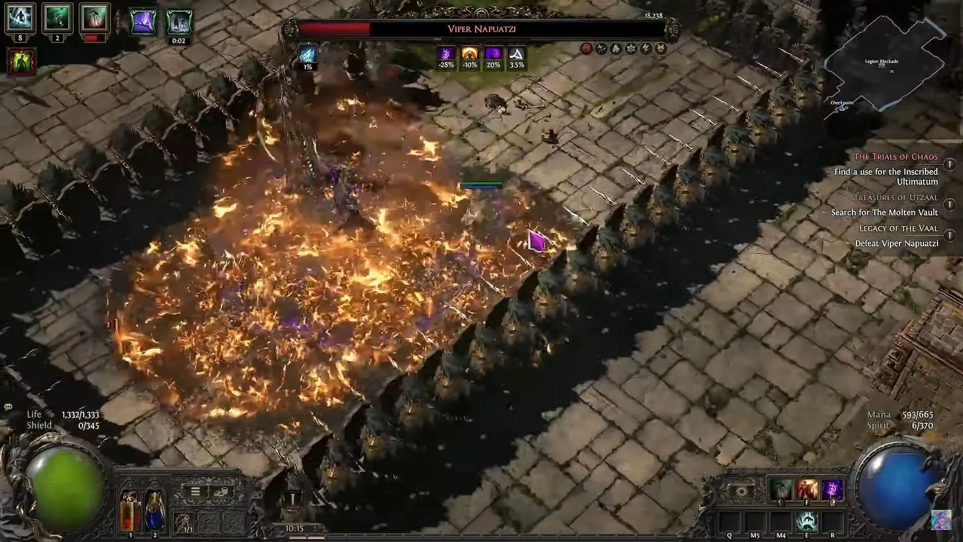 Vaal Guards attacking an enemy