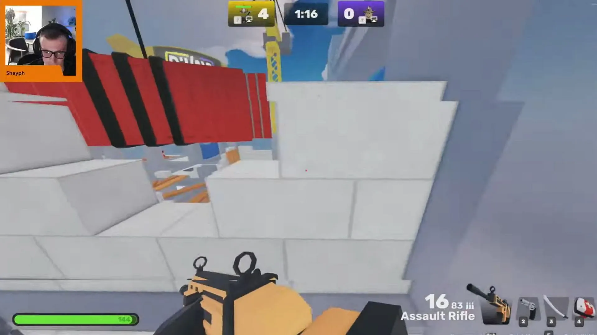 Shayph displayed dominance in 'Rivals' (Image via YouTube/Roblox)