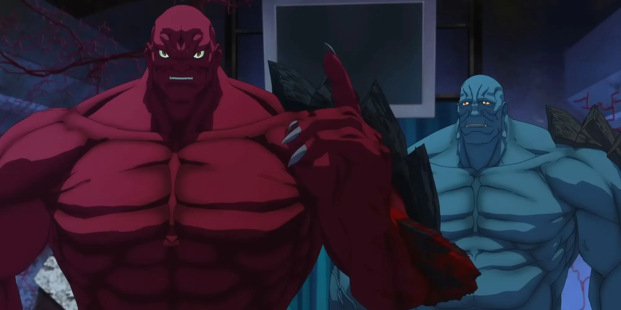 Agni and Rudra in the Devil May Cry Netflix show.