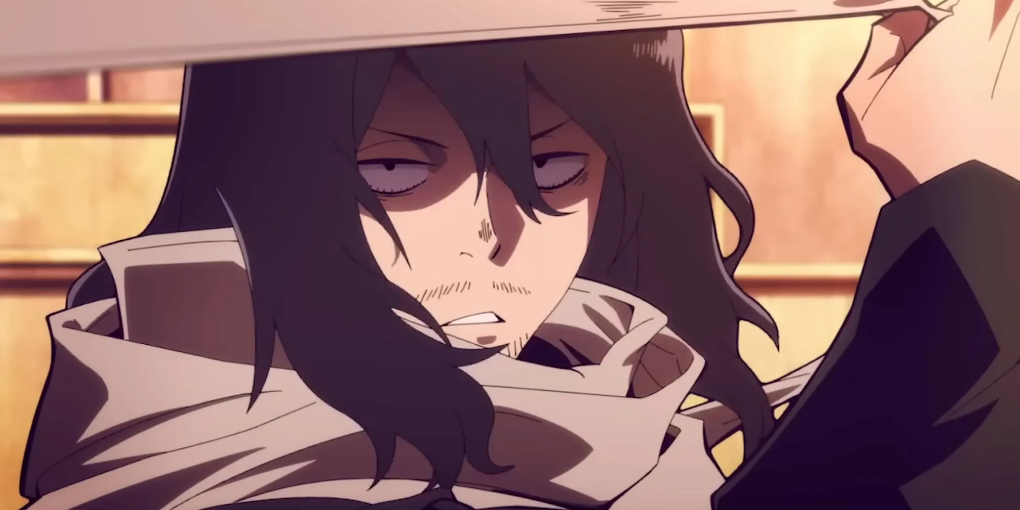 Aizawa fighting Koichi in the trailer for My Hero Academia: Vigilantes Aizawa fighting Koichi in the trailer for My Hero Academia: Vigilantes