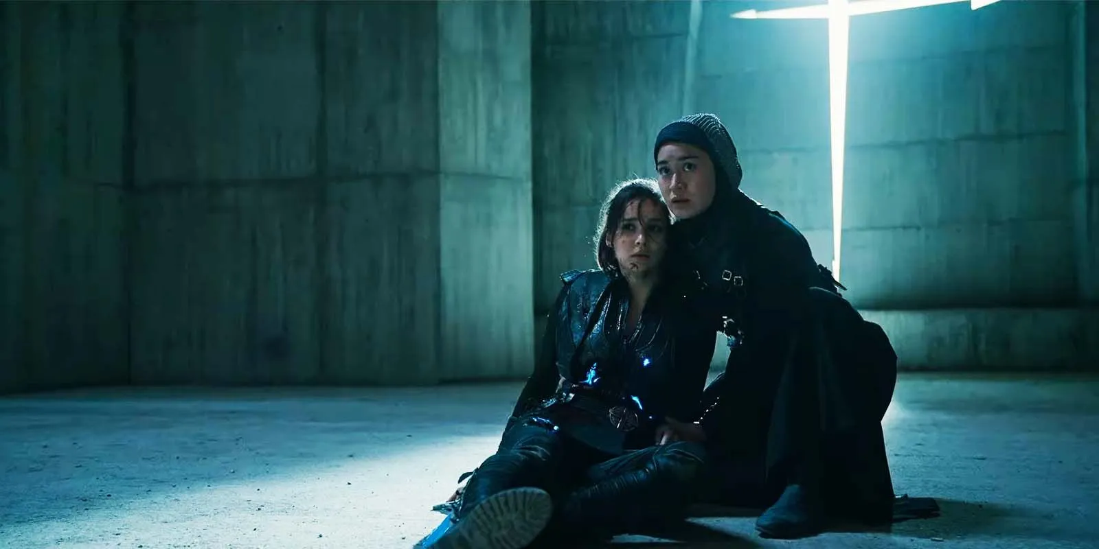 Alba Baptista as Ava and Kristina Tonteri-Young as Beatrice in Warrior Nun season 2 finale Alba Baptista as Ava and Kristina Tonteri-Young as Beatrice in Warrior Nun season 2 finale