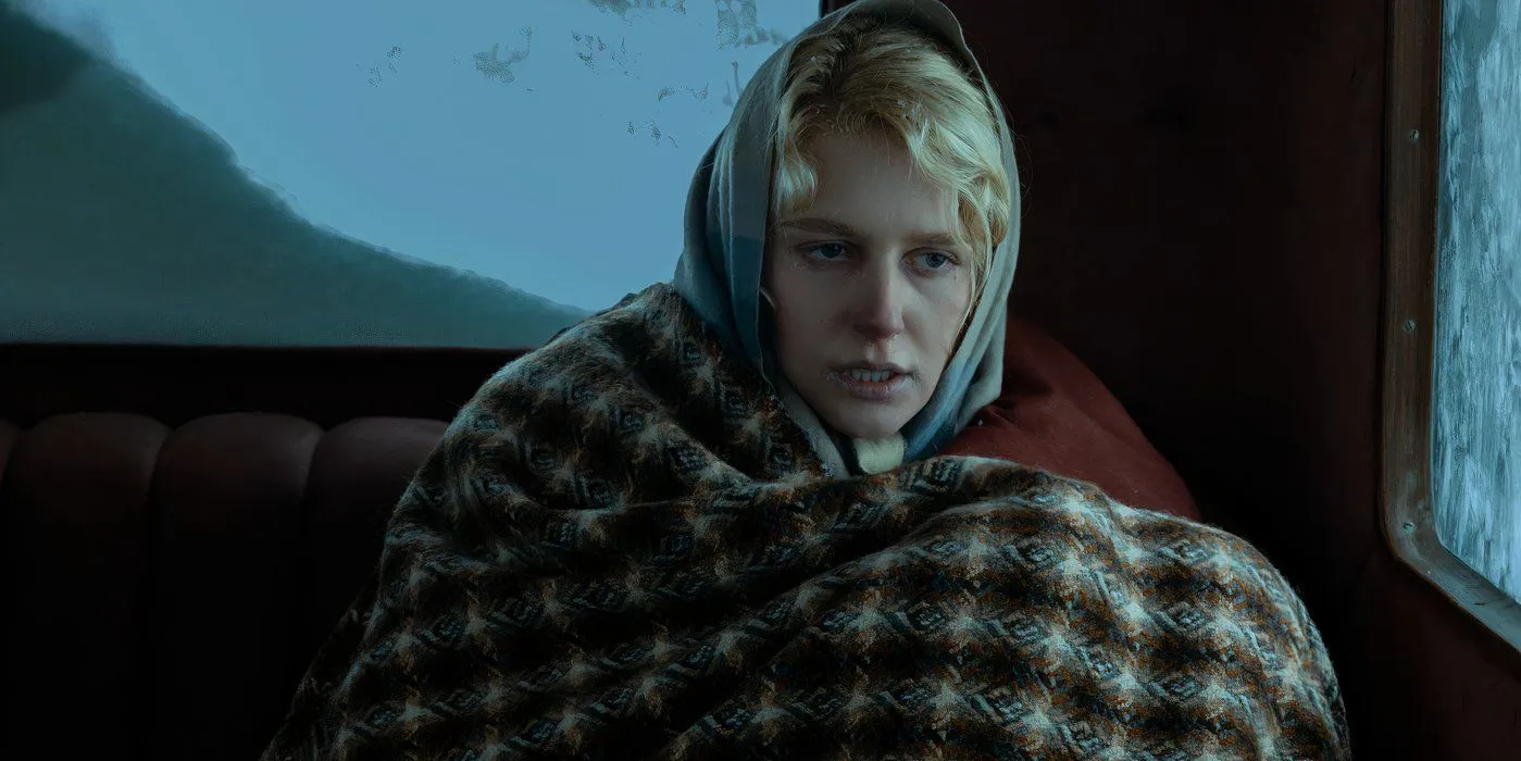 Alexandra facing the cold