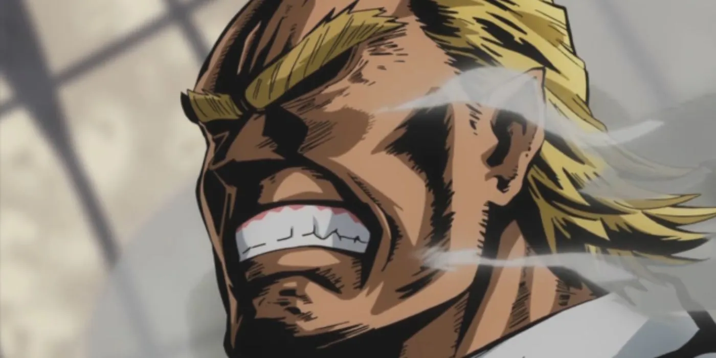 All Might in action