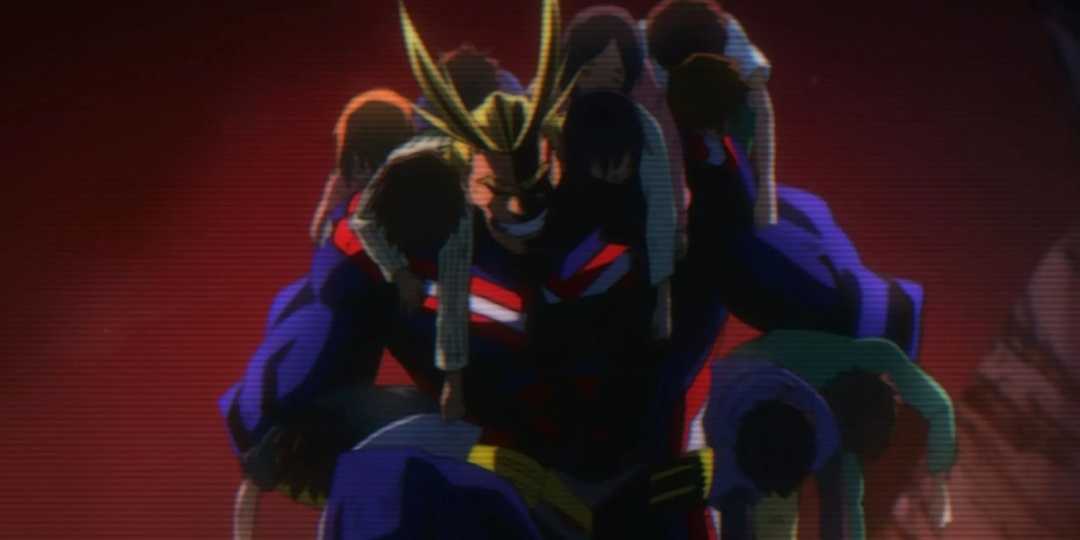 All Might saving people All Might saving people