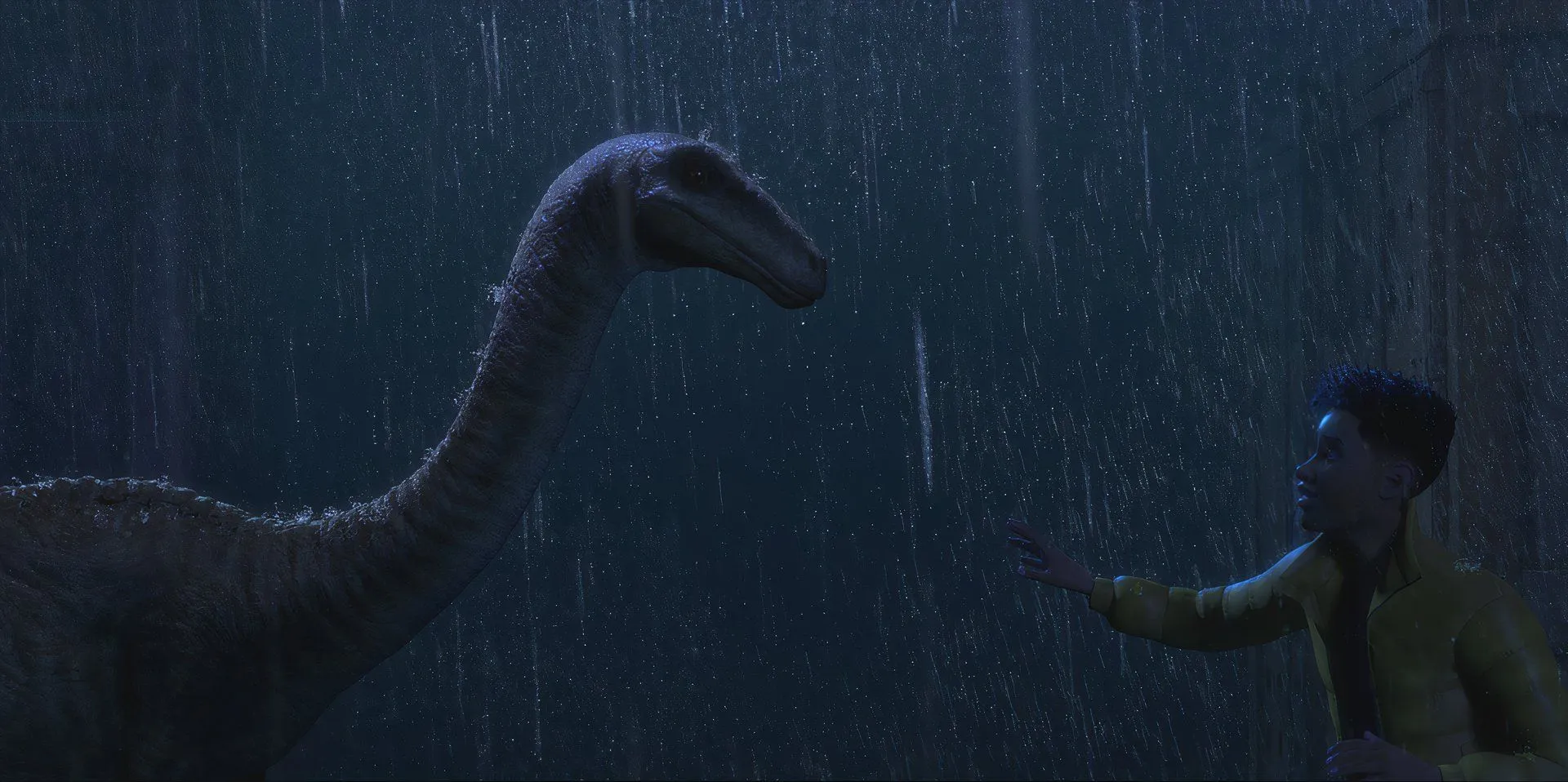 An image of Gallimimus and Darius in Jurassic World Chaos Theory season 2