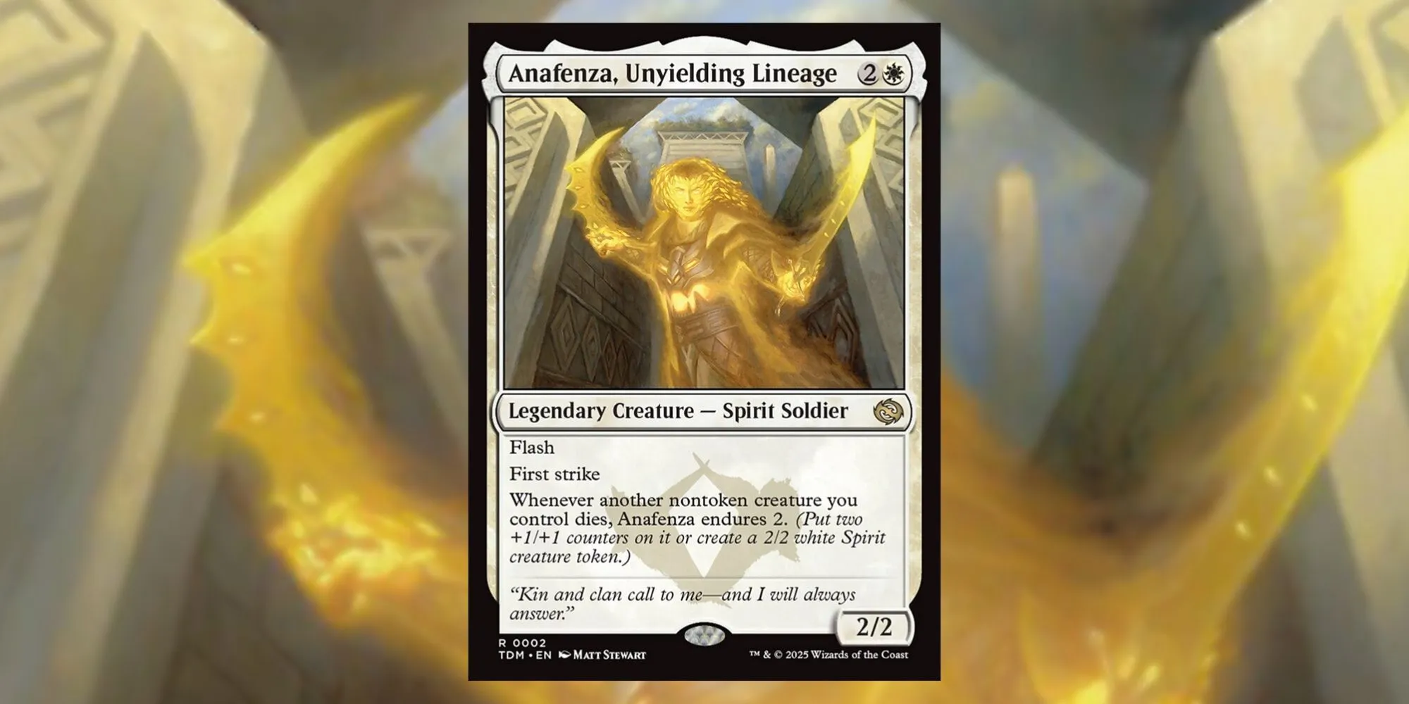 Anafenza, Unyielding Lineage
