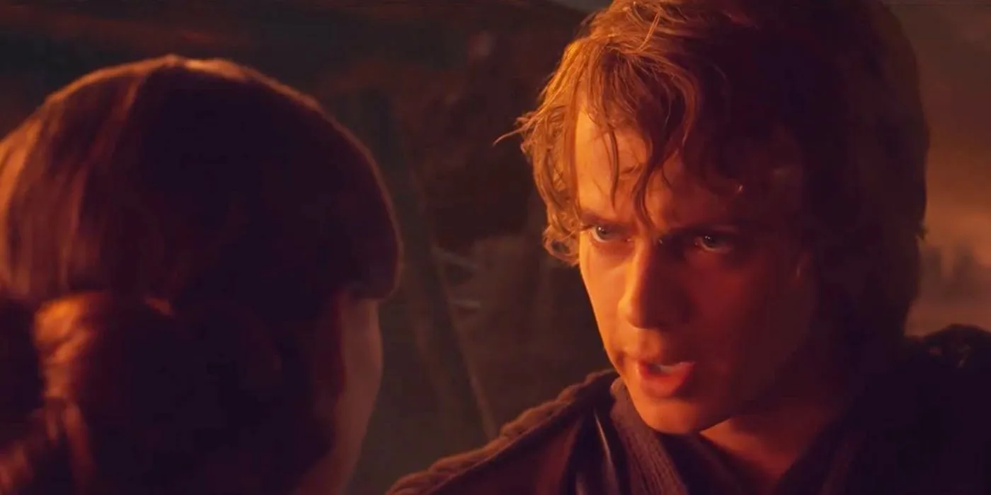 Anakin and Padme on Mustafar
