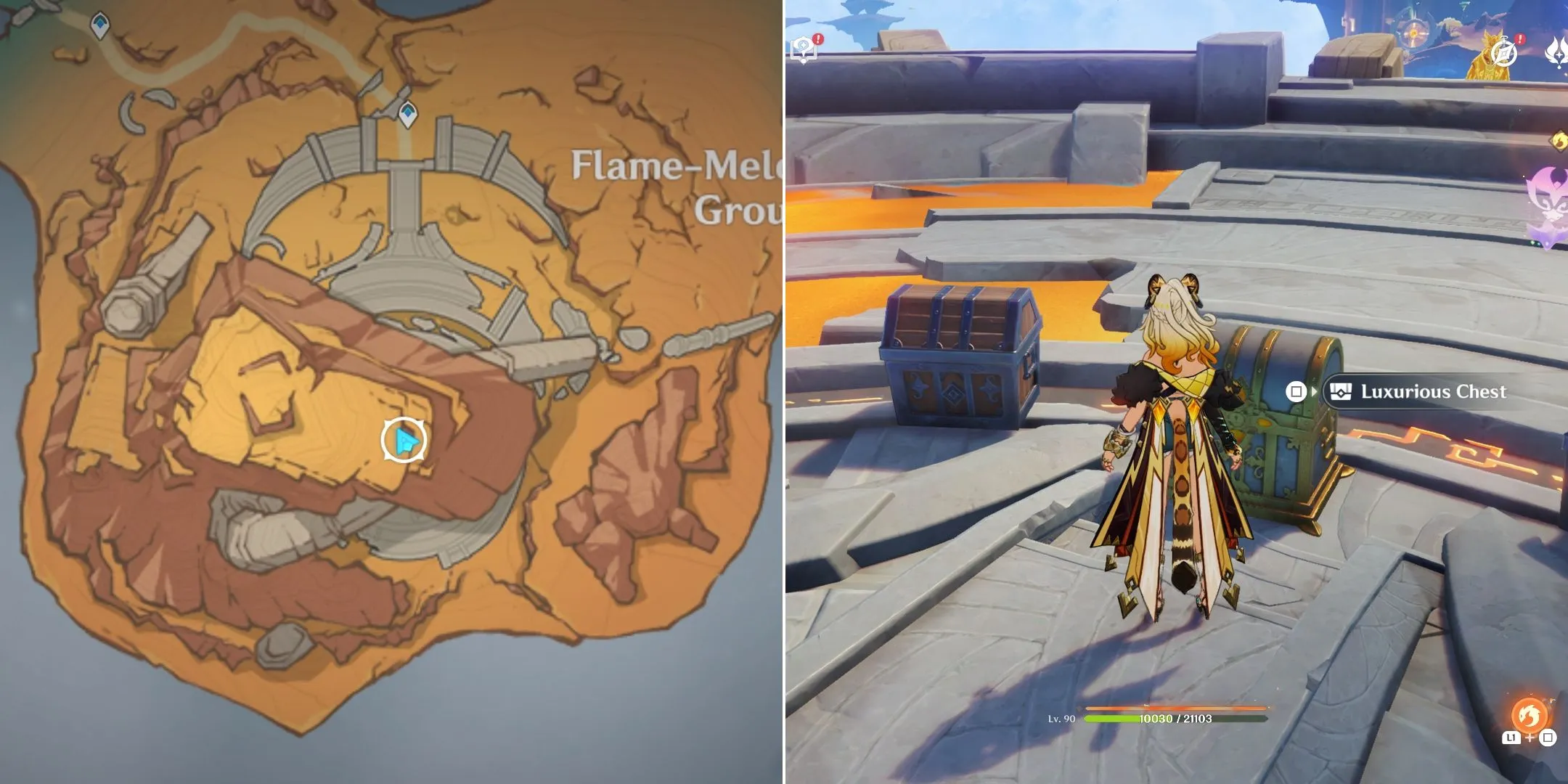 Location of Luxurious Chest #3 in Ancient Sacred Mountain Location of Luxurious Chest #3 in Ancient Sacred Mountain